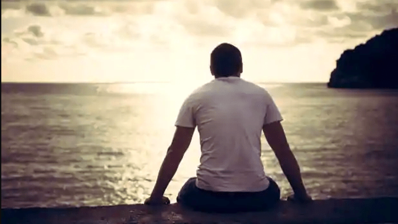 Sitting-in-silence